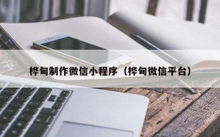西宁桦甸制作微信小程序（桦甸微信平台）